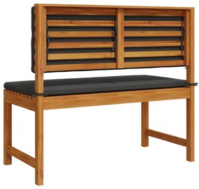 Kerti pad párnákkal 100x50x91 cm Tömör akácfa
