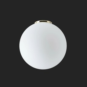 Osmont 45008 Styx 4 mennyezeti üveg lámpa polírozott sárgaréz fehér IP65 75W