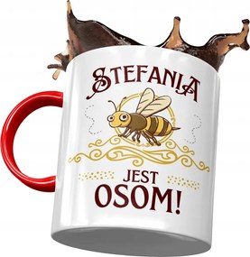 Piros Bögre Stefánia Barátnőknek Ajándék Nyomtatott Fotóval