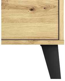 Komód Brisas 3 (artisan tölgy + fekete) . 1116261