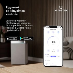 SkyBreeze Smart mennyezeti ventilátor, Beltéri és kültéri használat, Intelligens vezérlés, IP44, 40 dB