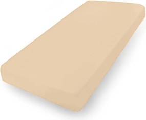 Prémium gumis jersey lepedő 180x190, 180x200x20 sötét bézs_16 Matex