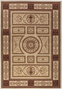 Hagyományos szőnyeg nappaliba 120x170cm,klasszikus krém-bézs minta