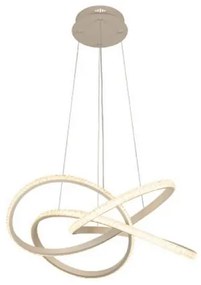 LED fényerőszabályozható, kábelen függesztett csillár LED/95W/230V 3000-6500K átm. 57 cm + távirányító