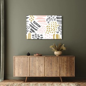 Kép - Absztrakt stroke-ok (90x60 cm)