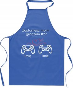 Személyre szabott Valentin-napi kötény Te leszel a játékosom #2 Ps? Név