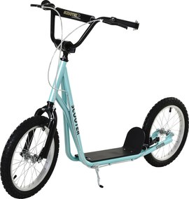 HOMCOM Gyerek Roller - Kick Scooter Városi Roller Gyerekeknek, Levegővel Töltött Kerekekkel és Fékkel, Esőálló, Összecsukható, 5 Éves Kortól, 16 Hüvel