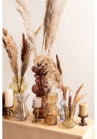 Layered szürke gyertya, magasság 7,5 cm - PT LIVING