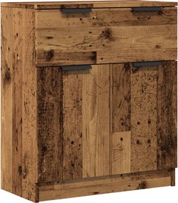vidaXL antik fa színű szerelt fa tálalószekrény 60 x 30 x 70 cm