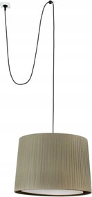 Faro Samba függeszték fekete/zöld textil ernyővel, E27, IP20,