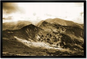 Poszterek keretben 60x40 Tátra Lengyel hegyek Kilátás