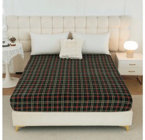 Mikroplüss lepedő GLENMOORE 160x200 cm zöld