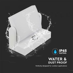 LED Kültéri fali lámpa érzékelővel LED/17W/230V 4000K IP65 fehér