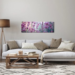 Kép - Levendula (órával) (90x30 cm)