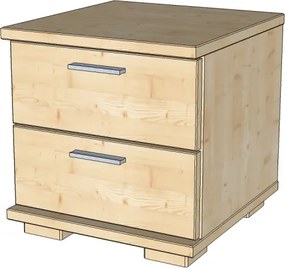 Nobis éjjeliszekrény 2 fiókos,