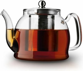 Boroszilikát üveg teáskanna 1L Bianca