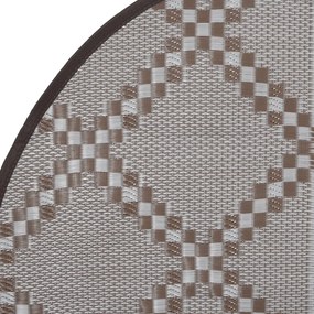 kültéri szőnyeg ARAKIL barna Ø120 cm PP