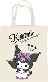 Hello Kitty Kuromi Charming vászontáska, bevásárlótáska 44 cm
