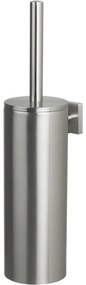 Spirella Fali WC kefe tartóval Nyo 9,5 x 12,5 x 40cm, csiszolt rozsdamentes acél
