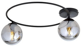 Mennyezeti lámpa SOPRA 2xE14/10W/230V fekete