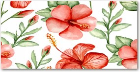 Fotó üvegkép Trópusi virágok 140x70