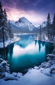 Poszter 53x81cm Hegyvidéki hasmagasság