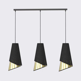 Emibig modern függeszték moda fekete arany emi1617/3