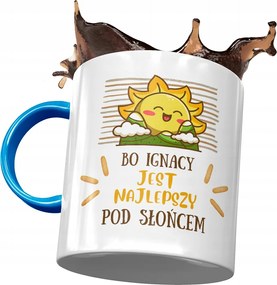 Kék Bögre Ignác Kollégának Ajándék Nyomtatott Fotóval