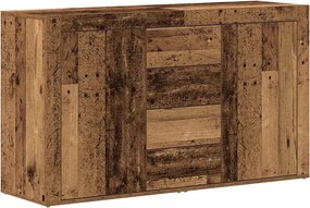 vidaXL Széf fiókkal Öreg fa 120 x 36 x 69 cm Faanyag