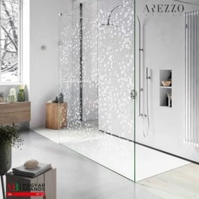 AREZZO premium üvegfal FORIO Grey Glass White 1400x2000