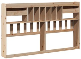 tömör fenyőfa fejtámla tárolóval 180 cm