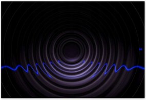 Poszterek 155x105 Zenei hullámok