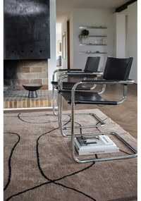 Barna mosható pamut szőnyeg 140x200 cm Shadow – Mette Ditmer Denmark