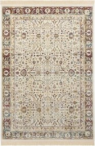 Szőnyeg 95x140 nappaliba,hagyományos klasszikus minta bézs-krém