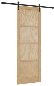 Csúszóajtó Egyéb ORKDAL Természetes és fekete 83 x 232 cm