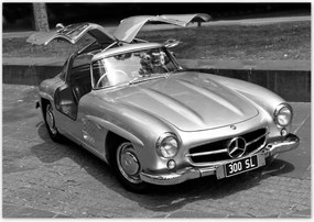 Poszterek 100x70 Mercedes Gullwing 300SL