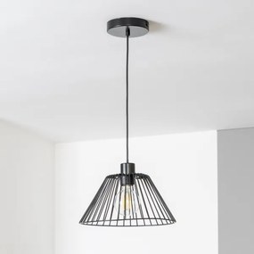 Brilagi - LED függőlámpa kábellel CERIA WIRE 1x E27/40W/230V, átmérő 30 cm, fekete