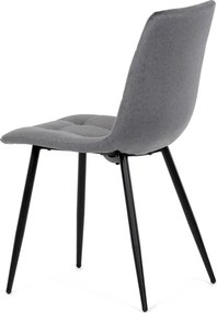 Étkezőszék, szürke, bársony szövet, DCL-X7015 GREY2