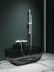 AREZZO design ELEGANT termosztatikus kádcsaptelep szett, matt fehér