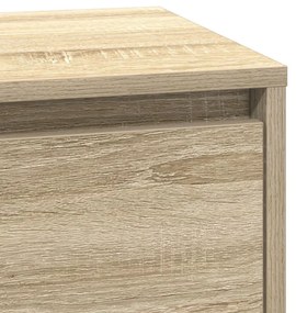 Éjjeli kabinet LED világítással Sonoma tölgy 39x34,5x65 cm Szerelt fa