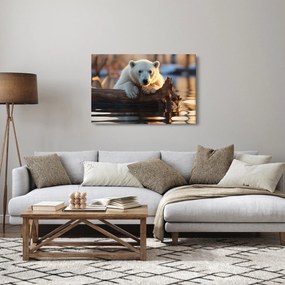Kép - Jegesmedve (90x60 cm)