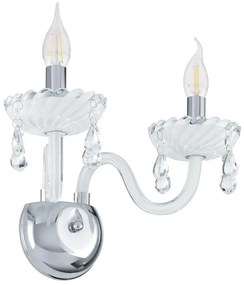 Eglo 39116 - Fali lámpa CARPENTO 2xE14/40W/230V