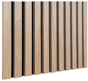 Akusztikus panel, fa furnér, natúr, tölgy hatású 240x60x2,2 cm
