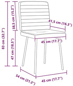 4 db kávészínű műbőr étkezőszék