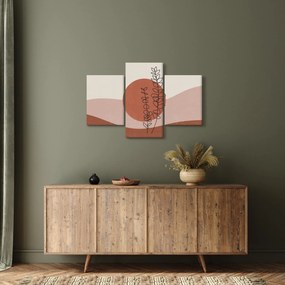 Kép - Boho levelek N⁰1 (90x60 cm)