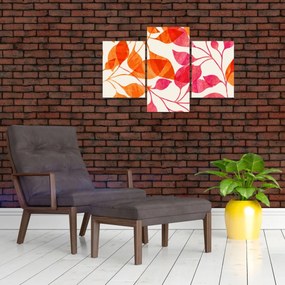 Kép - Narancssárga levelek (90x60 cm)