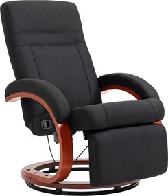 HOMCOM dönthető fotel lábtartóval – magas támlás TV-fotel, ergonomikus karfákkal, eukaliptuszfa talppal, lenhatású kárpittal, nappaliba és hálószobába