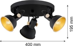 Argon LENORA 6241 Spotlámpa 3x7W/E14 IP20