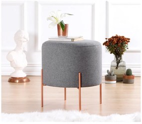 Szürke puff Copper – Artie