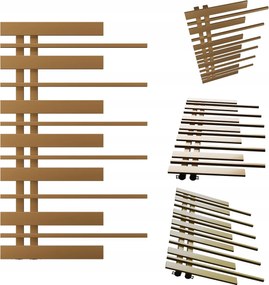 Fürdőszobai radiátor Pianino 870x570 Antik Sötét Bal